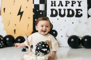 Baby Cake Smash Photo Session