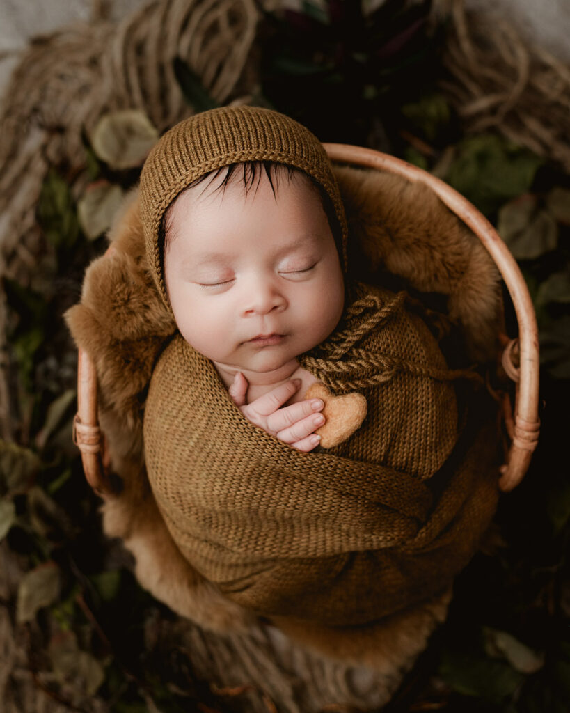 Fine Art Newborn Photography Dallas Neutral Tones