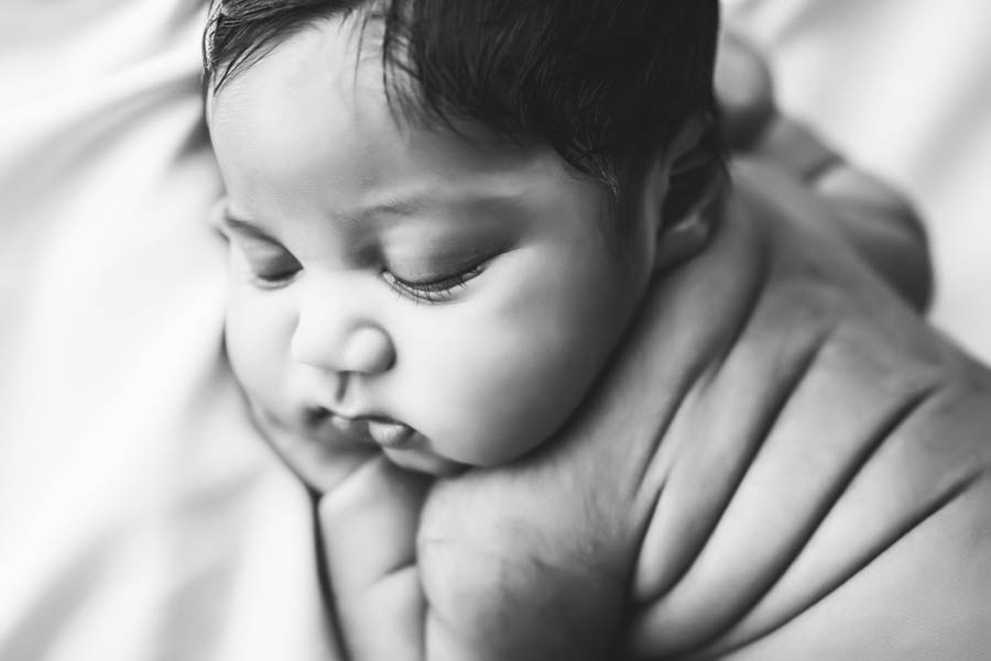 Dallas Newborn Photography Sleeping Baby Portrait